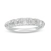 Thumbnail Image 1 of Previously Owned - Marilyn Monroe™ Collection 3/8 CT. T.W. Baguette and Round Diamond Multi-Row Band in 14K White Gold