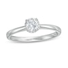 Thumbnail Image 1 of Previously Owned - 3/8 CT. T.W. Diamond Frame Engagement Ring in 14K White Gold (I/I2)