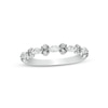 Thumbnail Image 1 of Previously Owned - 1/2 CT. T.W. Marquise and Round Diamond Sideways Alternating Band in 14K White Gold