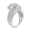 Thumbnail Image 3 of Previously Owned - 2 CT. T.W. Pear Multi-Diamond Frame Vintage-Style Split Shank Engagement Ring in 10K White Gold