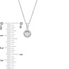 Thumbnail Image 3 of Previously Owned - 1/5 CT. T.W. Diamond Solitaire Pendant and Stud Earrings Set in Sterling Silver (J/I3)