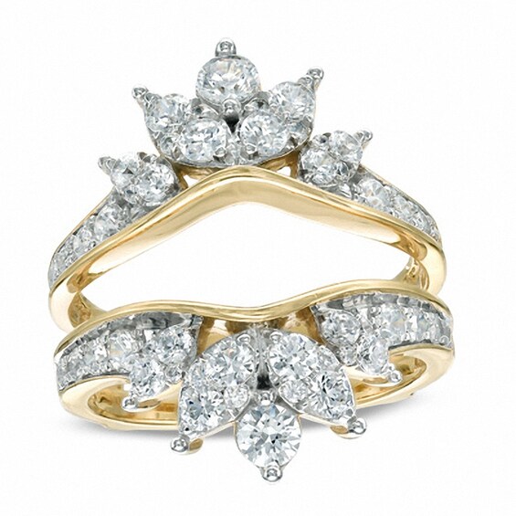 Previously Owned - 1-1/2 CT. T.w. Diamond Solitaire Enhancer in 14K Gold