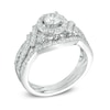 Thumbnail Image 2 of Previously Owned - Celebration Ideal 1 CT. T.W. Diamond Frame Bridal Set in 14K White Gold (I/I1)