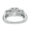 Thumbnail Image 3 of Previously Owned - 7/8 CT. T.W. Diamond and Blue Sapphire Past Present Future® Ring in 14K White Gold