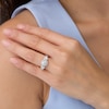 Thumbnail Image 3 of Previously Owned - 1 CT. T.W. Diamond Past Present Future® Frame Twist Engagement Ring in 14K White Gold