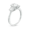 Thumbnail Image 3 of Previously Owned - 2 CT. T.W.  Oval Diamond Past Present Future® Engagement Ring in 14K White Gold (I/I1)