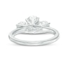 Thumbnail Image 4 of Previously Owned - 2 CT. T.W.  Oval Diamond Past Present Future® Engagement Ring in 14K White Gold (I/I1)