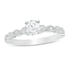 Thumbnail Image 1 of Previously Owned - 5/8 CT. T.W. Diamond Alternating Marquise and Circles Engagement Ring in 14K White Gold