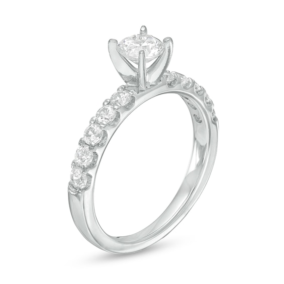 Previously Owned - 1 CT. T.w. Diamond Engagement Ring in 10K White Gold