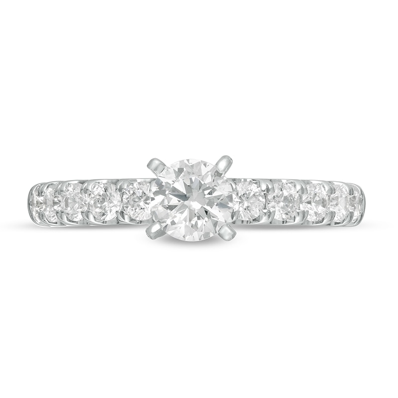 Main Image 4 of Previously Owned - 1 CT. T.W. Diamond Engagement Ring in 10K White Gold