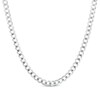 Thumbnail Image 1 of Previously Owned - Men's 4.7mm Curb Chain Necklace in 14K White Gold - 24"