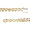 Thumbnail Image 3 of Previously Owned - 1/4 CT. T.W. Diamond Tennis Bracelet in 10K Gold - 7.25"