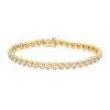 Thumbnail Image 4 of Previously Owned - 1/4 CT. T.W. Diamond Tennis Bracelet in 10K Gold - 7.25"