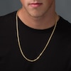 Thumbnail Image 2 of Previously Owned - Men's 3.15mm Diamond-Cut Franco Snake Chain Necklace in 14K Gold - 24"
