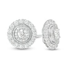 Thumbnail Image 1 of Previously Owned - 1 CT. T.W. Diamond Vintage-Style Stud Earrings in 10K White Gold