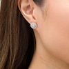 Thumbnail Image 2 of Previously Owned - 1 CT. T.W. Diamond Vintage-Style Stud Earrings in 10K White Gold