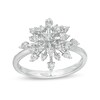 Thumbnail Image 1 of Previously Owned - Marilyn Monroe™ Collection 1/2 CT. T.W. Diamond Starburst Ring in 10K White Gold