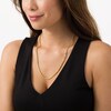 Thumbnail Image 2 of Previously Owned - 4.0mm Diamond-Cut Glitter Rope Chain Necklace in 10K Gold - 22"