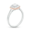 Thumbnail Image 2 of Previously Owned - 5/8 CT. T.W. Diamond Octagon Frame Engagement Ring in 14K Two-Tone Gold