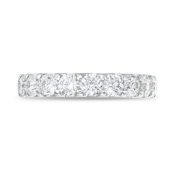Previously Owned - 1-1/2 CT. T.w. Diamond Nine Stone Band in 14K White Gold (I/Si2)
