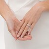 Thumbnail Image 2 of Previously Owned - 1 CT. T.W. Diamond Past Present Future® Engagement Ring in 10K White Gold