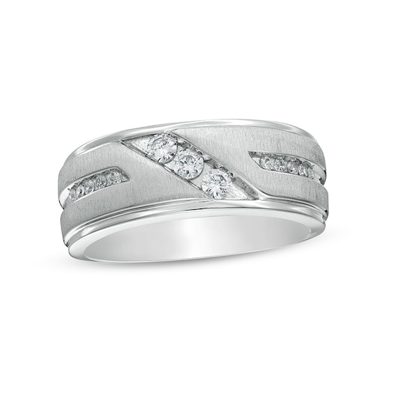 Previously Owned - 1/3 CT. T.w. Diamond Wedding Band in 10K White Gold