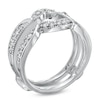 Thumbnail Image 2 of Previously Owned - 1/3 CT. T.W. Diamond Vintage Solitaire Enhancer in 14K White Gold