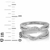 Thumbnail Image 2 of Previously Owned - 1/3 CT. T.W. Diamond Ribbon-Style Solitaire Enhancer in 14K White Gold