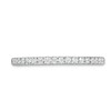 Thumbnail Image 4 of Previously Owned - 1/4 CT. T.W. Diamond Wedding Band in 10K White Gold