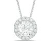 Thumbnail Image 1 of Previously Owned - 1/2 CT. T.W.  Diamond Frame Pendant in 14K White Gold (J/I1)