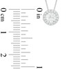 Thumbnail Image 2 of Previously Owned - 1/2 CT. T.W.  Diamond Frame Pendant in 14K White Gold (J/I1)