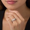 Thumbnail Image 3 of Previously Owned - Love's Destiny by Zales 1-1/5 CT. T.W. Diamond Frame Three Stone Engagement Ring in 14K White Gold