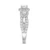 Thumbnail Image 4 of Previously Owned - Love's Destiny by Zales 1-1/5 CT. T.W. Diamond Frame Three Stone Engagement Ring in 14K White Gold