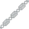Thumbnail Image 1 of Previously Owned - 2 CT. T.W. Diamond Art Deco-Inspired Bracelet in 10K White Gold