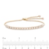 Thumbnail Image 2 of Previously Owned - 1/4 CT. T.W. Diamond Block Bolo Bracelet in 10K Gold - 9.5"