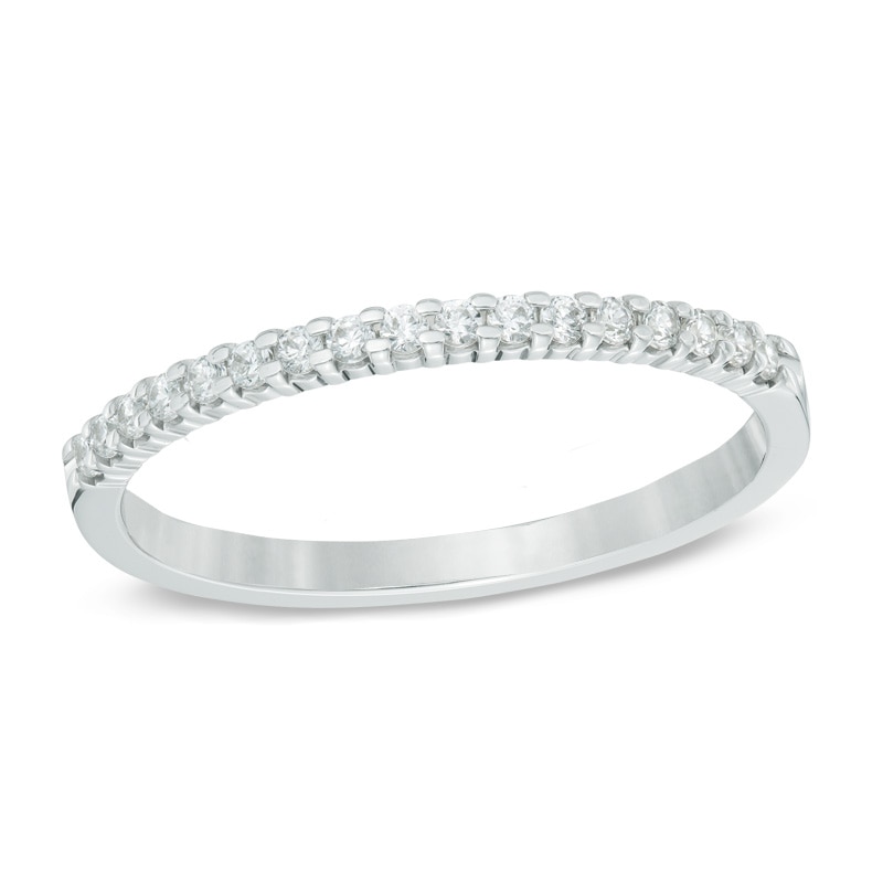 Main Image 1 of Previously Owned - 1/6 CT. T.W. Diamond Band in 14K White Gold