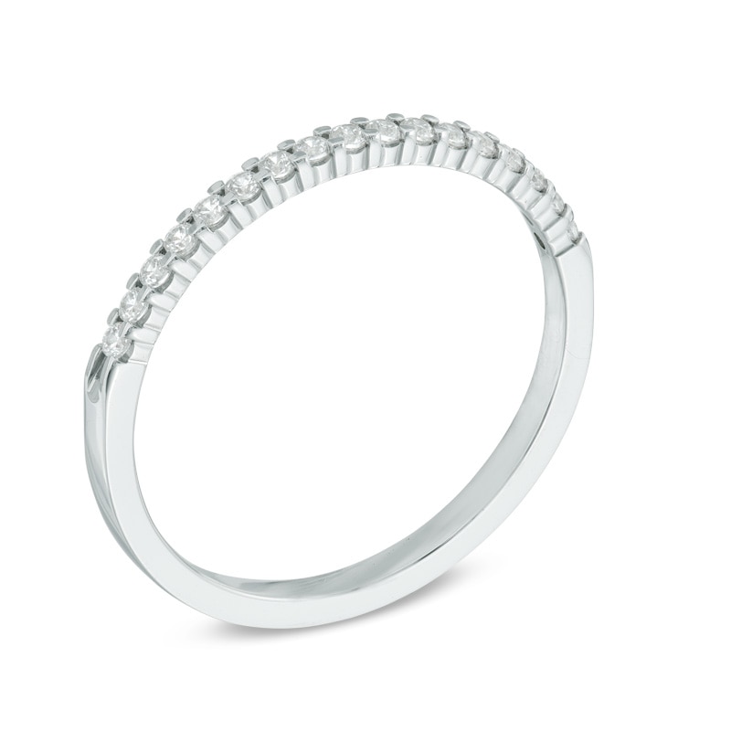 Main Image 2 of Previously Owned - 1/6 CT. T.W. Diamond Band in 14K White Gold