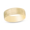 Thumbnail Image 1 of Previously Owned - 7.0mm Comfort Fit Milgrain-Edge Wedding Band in 10K Gold