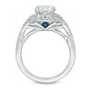 Thumbnail Image 3 of Previously Owned - Vera Wang Love Collection 2 CT. T.W. Diamond Frame Twist Engagement Ring in 14K White Gold