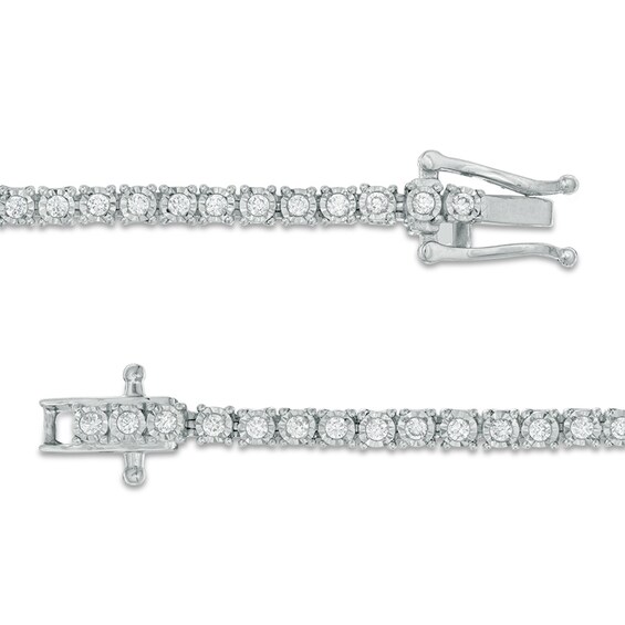 Previously Owned - 1 CT. T.w. Diamond Tennis Bracelet in 10K White Gold