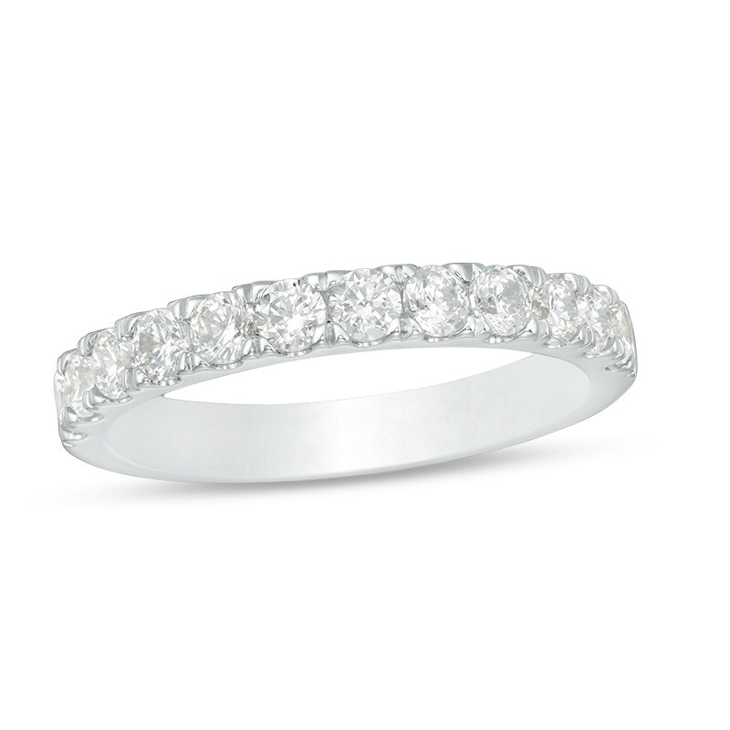 Main Image 1 of Previously Owned - 7/8 CT. T.W. Diamond Wedding Band in 10K White Gold