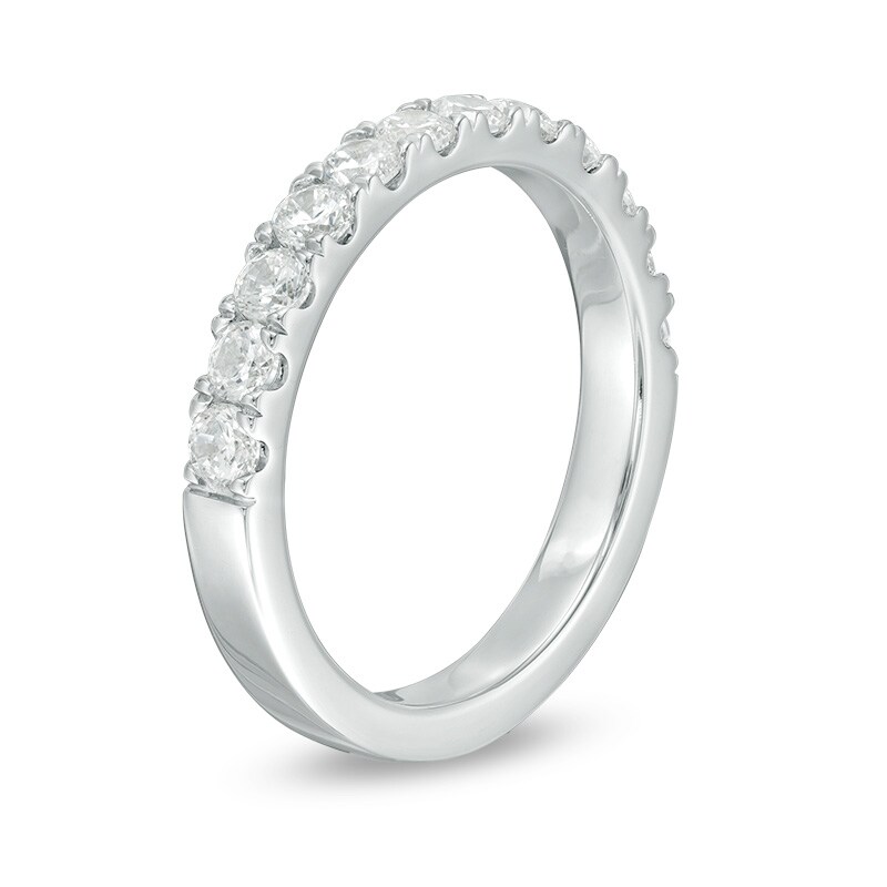 Main Image 3 of Previously Owned - 7/8 CT. T.W. Diamond Wedding Band in 10K White Gold