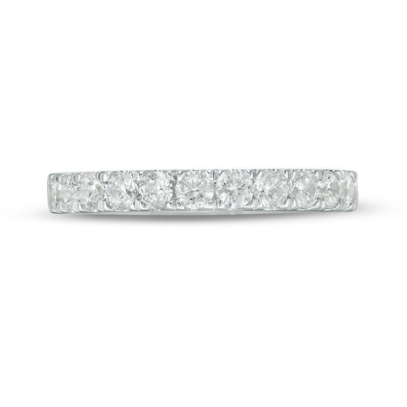 Main Image 4 of Previously Owned - 7/8 CT. T.W. Diamond Wedding Band in 10K White Gold