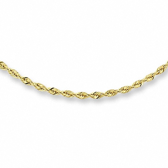 Previously Owned - 3.0mm Rope Chain Necklace in 10K Gold - 22"