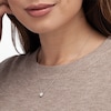 Thumbnail Image 2 of Previously Owned - 1/2 CT. T.W.  Diamond Frame Pendant in 14K White Gold (I/SI2)