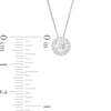 Thumbnail Image 3 of Previously Owned - 1/2 CT. T.W.  Diamond Frame Pendant in 14K White Gold (I/SI2)