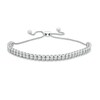 Thumbnail Image 1 of Previously Owned - 1 CT. T.W. Diamond Tennis Bolo Bracelet in 10K White Gold - 9.5&quot;