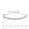 Thumbnail Image 2 of Previously Owned - 1 CT. T.W. Diamond Tennis Bolo Bracelet in 10K White Gold - 9.5&quot;