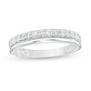 Thumbnail Image 1 of Previously Owned - 3/8 CT. T.W. Diamond Double-Row Band in 10K White Gold