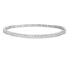 Thumbnail Image 1 of Previously Owned - 1 CT. T.W. Diamond Bangle in 10K White Gold - 7.5"